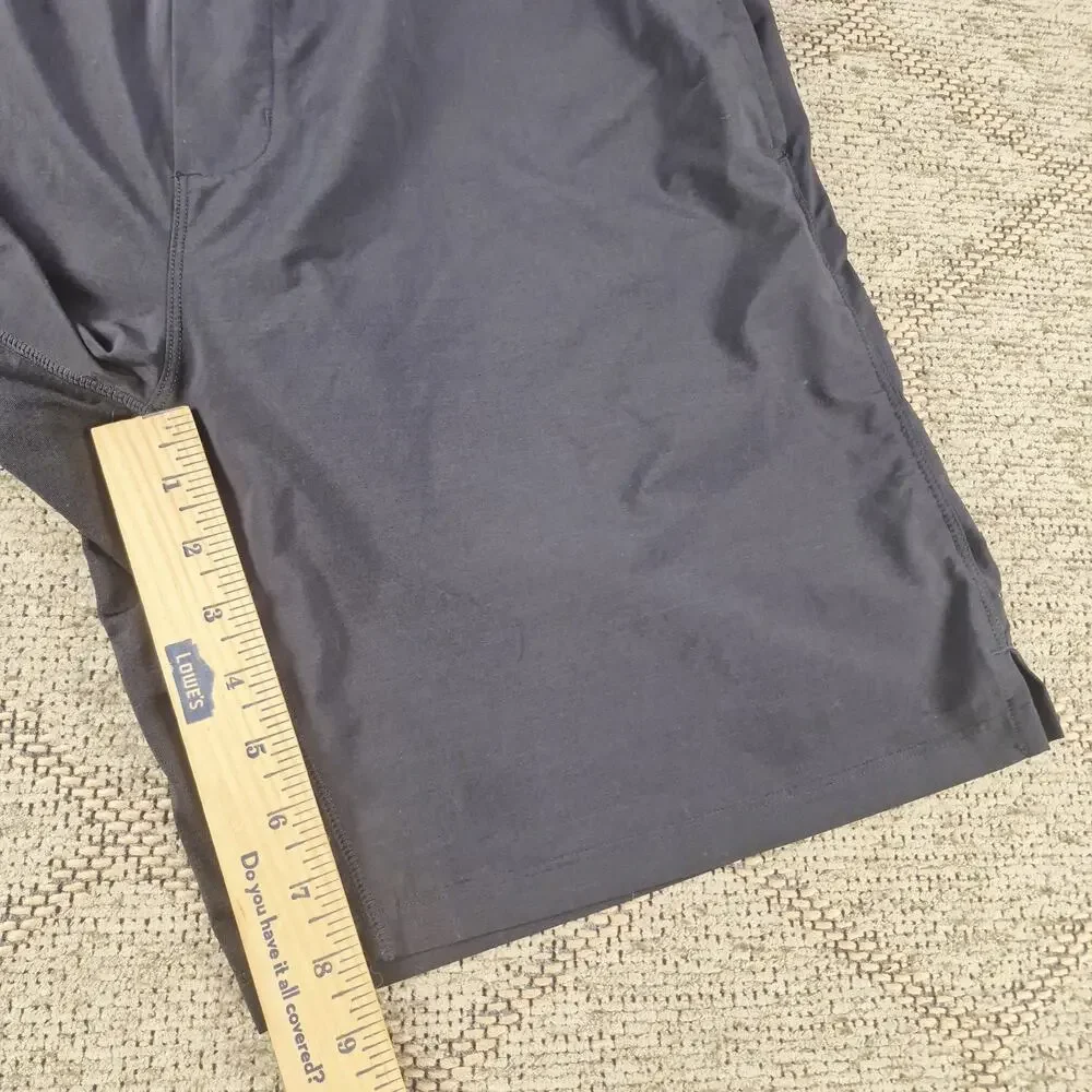 Black Fabletics Lined Athletic Training Gym Shorts Men's XL Performance Running
